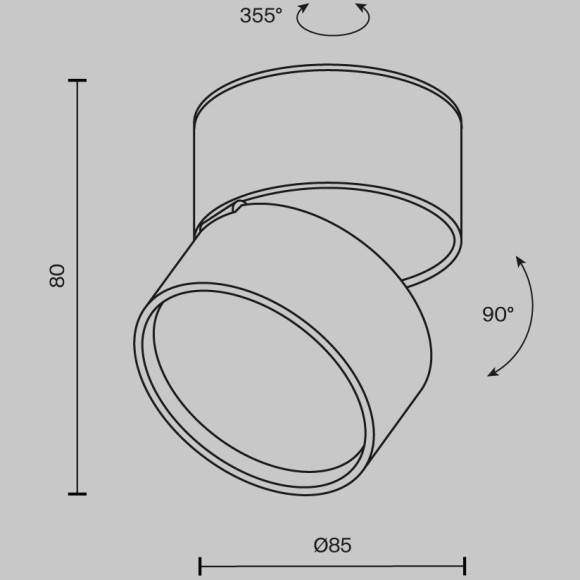 Потолочный светильник Technical C024CL-L12W3K Потолочный светильник Technical C024CL-L12W3K