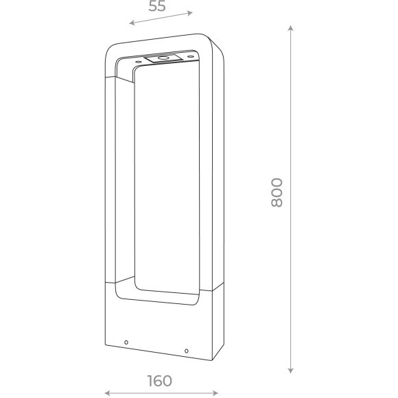 SL9506.415.01 Светильник уличный наземный ST-Luce Черный LED 1*7W 4000K ERTA SL9506.415.01 Светильник уличный наземный ST-Luce Черный LED 1*7W 4000K ERTA