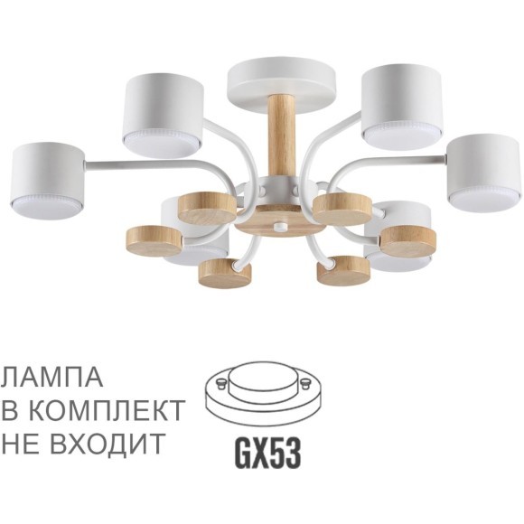 Светильник потолочный GX53 220V Lumion RONDO 8231/6C Светильник потолочный GX53 220V Lumion RONDO 8231/6C