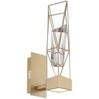 SL815.201.01 Бра ST-Luce Матовое золото/Матовое золото, Прозрачный LED 1*6W 4000K PROGETTO