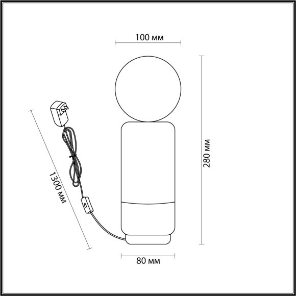 Настольная лампа LUMION HIMIKO 5669/1T Настольная лампа LUMION HIMIKO 5669/1T