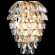 Бра Crystal Lux CHARME AP3 GOLD/TRANSPARENT