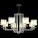 Люстра Crystal Lux NICOLAS SP-PL8 NICKEL/WHITE