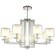 Люстра Crystal Lux NICOLAS SP-PL8 NICKEL/WHITE