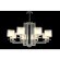 Люстра Crystal Lux NICOLAS SP-PL8 NICKEL/WHITE