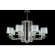 Люстра Crystal Lux NICOLAS SP-PL8 NICKEL/WHITE