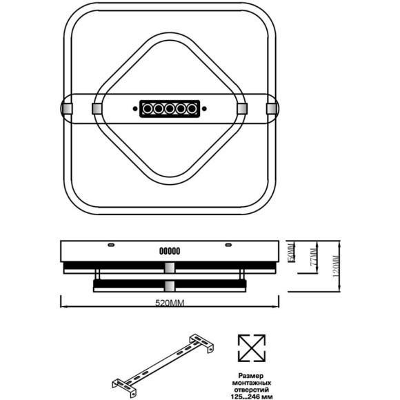 Потолочный светильник СОНЕКС TRECKYTRECKY 7665/64LS