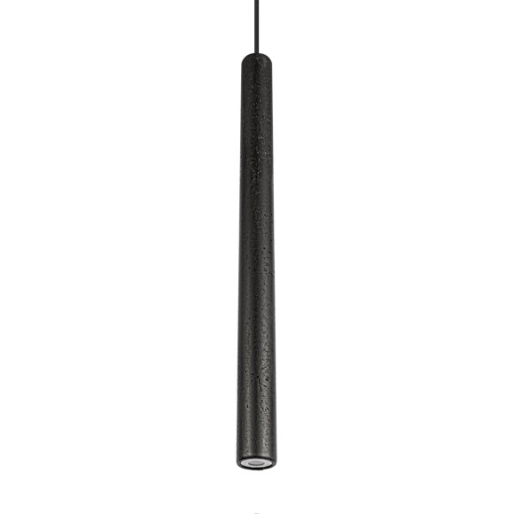 10584P/600 LOFT IT EVEREST Подвесной светильник LED 3,3 Вт, 3000 К, 300 Лм, черное металлическое основание, черный плафон из травертина