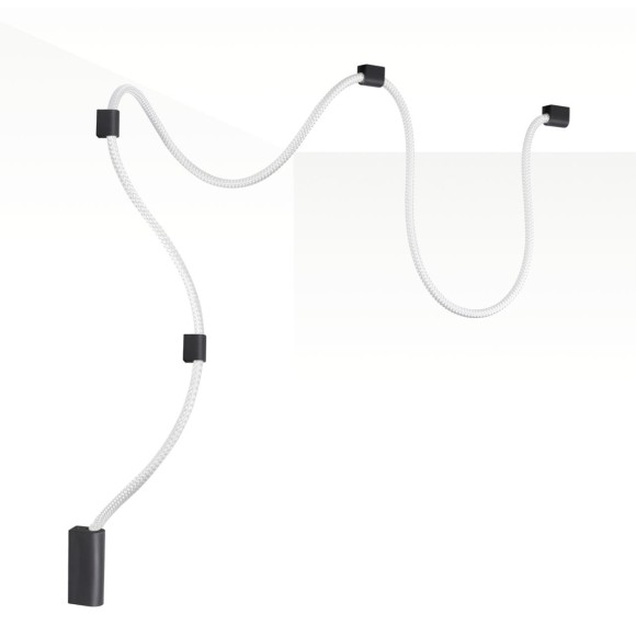 Настенно-потолочный светильник накладной (3 черных крепления в комплекте) LED 30W 1185Лм 4000K Novotech CORDA 4391/30CL