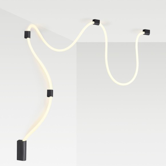 Настенно-потолочный светильник накладной (3 черных крепления в комплекте) LED 30W 1185Лм 4000K Novotech CORDA 4391/30CL