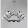 Подвесной светильник Lumina Deco Optimus LDP 6038-9 CHR Подвесной светильник Lumina Deco Optimus LDP 6038-9 CHR