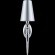 Бра Crystal Lux PER AP1 CHROME/SILVER