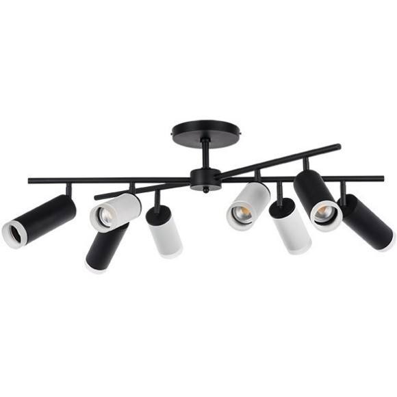 Люстра на штанге Lightstar LR7283648740 Rullo под лампы 8xGU10 400W