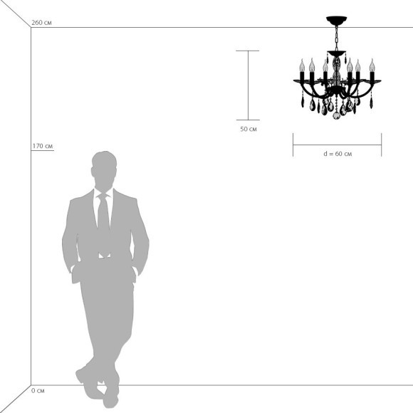 Люстра подвесная Stregaro Lightstar 694061 Люстра подвесная Stregaro Lightstar 694061