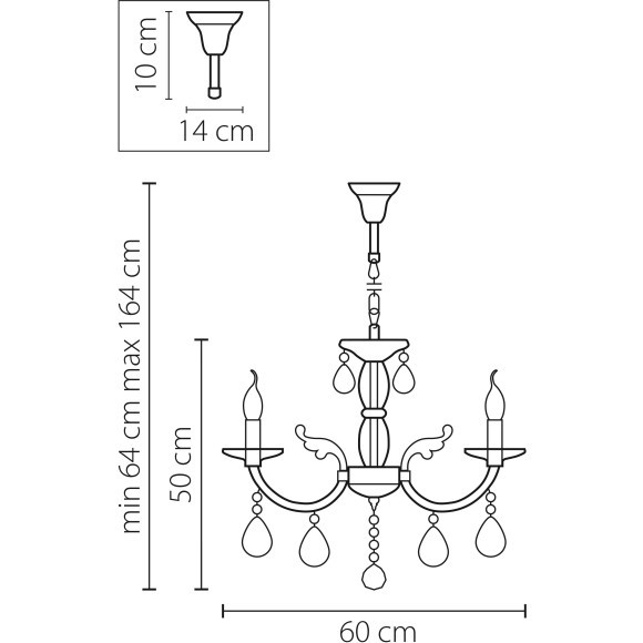 Люстра подвесная Stregaro Lightstar 694061 Люстра подвесная Stregaro Lightstar 694061