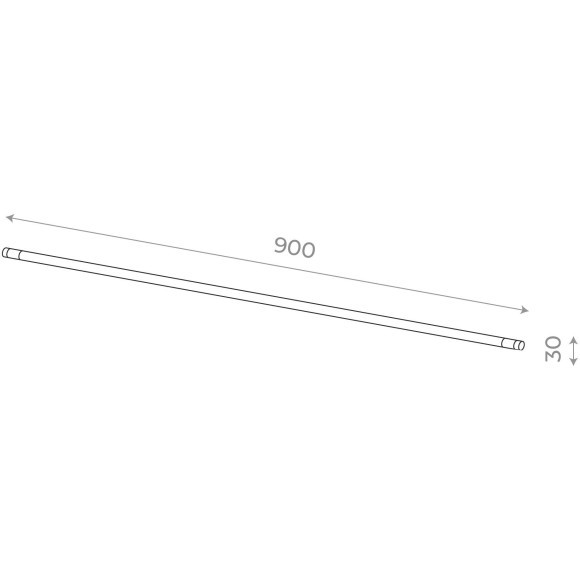 ST1653.429.00 Модуль-шинопровод токоподводящий 90см ST-Luce Techno