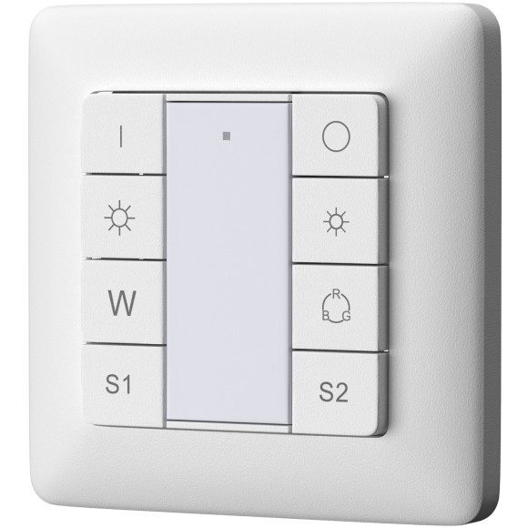 Кнопочная настенная панель Maytoni 2 сцены, 1 группа DALI DT8 RGBW 721051 Кнопочная настенная панель Maytoni 2 сцены, 1 группа DALI DT8 RGBW 721051