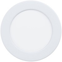 901417 Светодиод встраиваемый свет-к  с рег-кой цветовой темп-ры FUEVA 6, 6,3W(LED), Ø119, IP44,2700K, 4000K, 6500K, 720lm, пластик, белый, белый