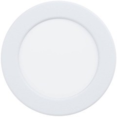 901417 Светодиод встраиваемый свет-к  с рег-кой цветовой темп-ры FUEVA 6, 6,3W(LED), Ø119, IP44,2700K, 4000K, 6500K, 720lm, пластик, белый, белый