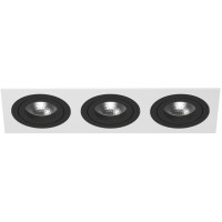 Встраиваемый светильник Lightstar i536070707 Intero 16 под лампы 3xGU10 150W