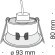 Встраиваемый светильник Maytoni DL028-2-01B Dot под лампу 1xGU10 50W