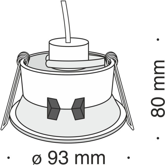 Встраиваемый светильник Maytoni DL028-2-01B Dot под лампу 1xGU10 50W Встраиваемый светильник Maytoni DL028-2-01B Dot под лампу 1xGU10 50W
