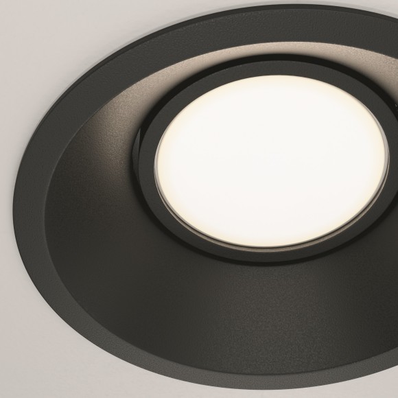 Встраиваемый светильник Maytoni DL028-2-01B Dot под лампу 1xGU10 50W Встраиваемый светильник Maytoni DL028-2-01B Dot под лампу 1xGU10 50W