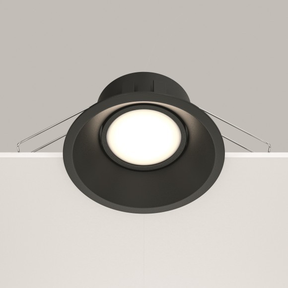 Встраиваемый светильник Maytoni DL028-2-01B Dot под лампу 1xGU10 50W Встраиваемый светильник Maytoni DL028-2-01B Dot под лампу 1xGU10 50W