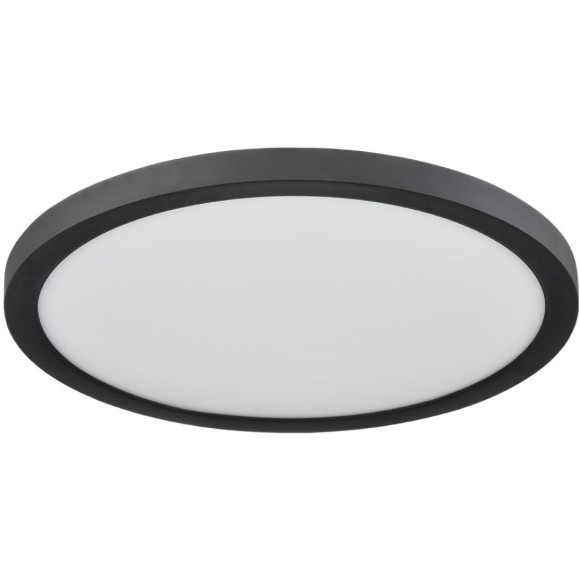 7788/24L Светодиодный тонкий светильник накл/встр. монтажа, датчик движения, мех перекл. цв. температуры, рег. врезного отверстия 24Вт 3000/4000/6500К 1920лм IP44 Sonex NEBULA BLACK