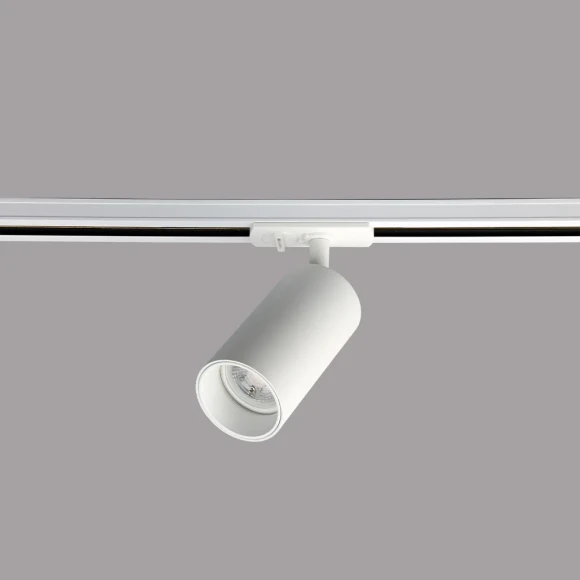 Однофазный двужильный трековый светильник Crystallux CLT 0.31 013 WH-WH под сменную лампу GU10