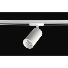 Однофазный двужильный трековый светильник Crystallux CLT 0.31 013 WH-WH под сменную лампу GU10 Однофазный двужильный трековый светильник Crystallux CLT 0.31 013 WH-WH под сменную лампу GU10