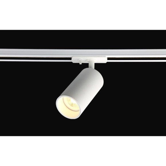 Однофазный двужильный трековый светильник Crystallux CLT 0.31 013 WH-WH под сменную лампу GU10