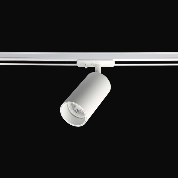 Однофазный двужильный трековый светильник Crystallux CLT 0.31 013 WH-WH под сменную лампу GU10