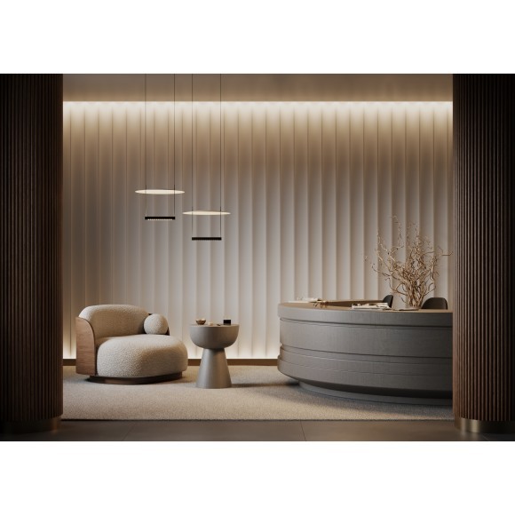 Светодиодный диммируемый подвесной светильник LED 23Вт RA80 1000лм 3000К Maytoni MOD280PL-L23B3K1