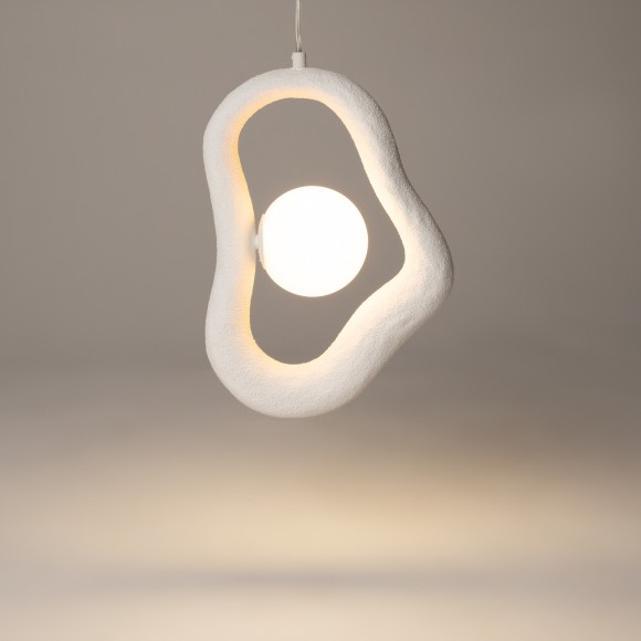 Подвесной светильник с плафоном под камень и лампой G9 Maytoni Opus MOD380PL-01W