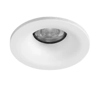 CLT 004C1 WH V2 1400/163.3 Crystal Lux Белый встраиваемый светильник под сменную лампу GU10, 1 × 50 Вт, Ø86 мм, H40 мм, IP20, 220 В