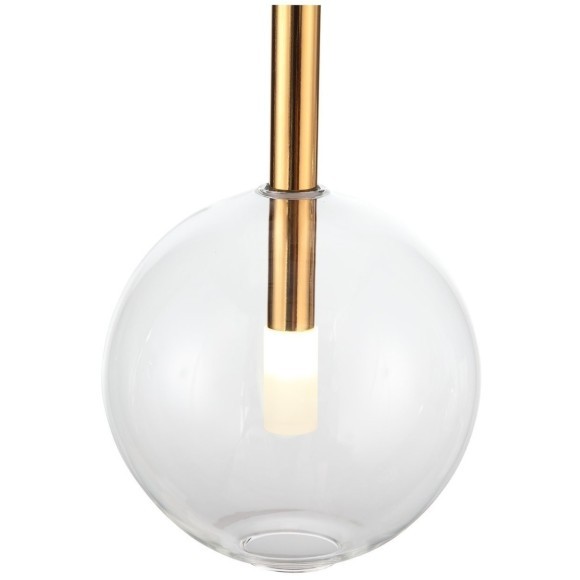 SL1054.203.01 Светильник подвесной ST-Luce Золотистый/Прозрачный G9 1*5W SOFIO