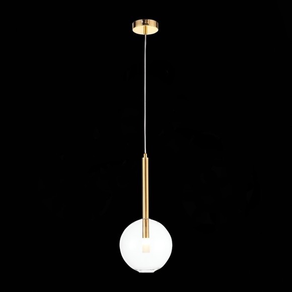 SL1054.203.01 Светильник подвесной ST-Luce Золотистый/Прозрачный G9 1*5W SOFIO