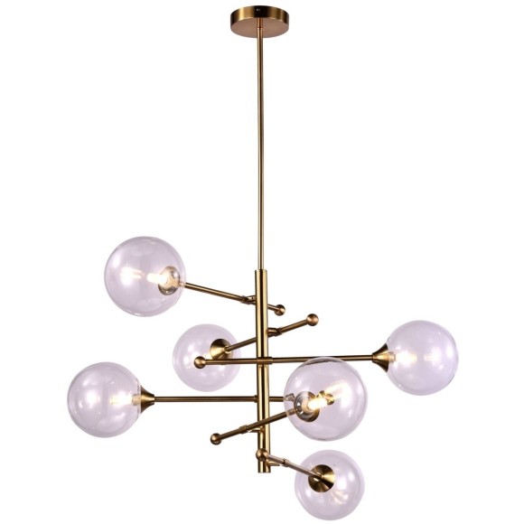 Люстра потолочная Freya FR5115PL-06BZ Maddison под лампы 6xG9 5W