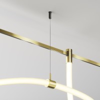 Поддерживающий коннектор с тросовым подвесом Tau для шинопроводов Flarity Maytoni TRA154CSW-1BS