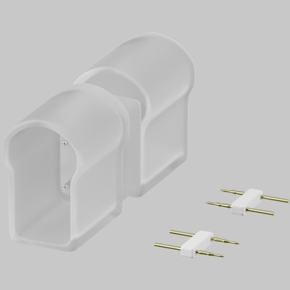 Двусторонний коннектор (выход прямой) для гибкого неона Maytoni AC220V 25x13 мм 201238