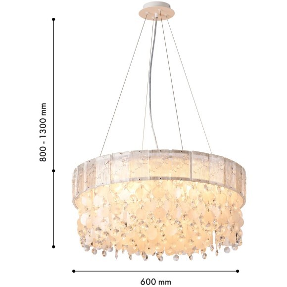 Хрустальная подвесная классическая люстра Favourite Modus 4782-12P