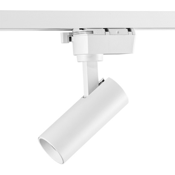 Однофазный двужильный светодиодный трековый светильник Lightstar 227236 Volta 3000К 550Лм CRI80+ 24° 7Вт Однофазный двужильный светодиодный трековый светильник Lightstar 227236 Volta 3000К 550Лм CRI80+ 24° 7Вт