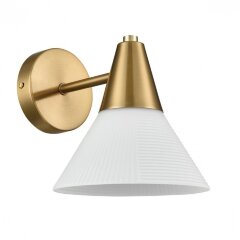 8113/1W MODERNI LN25 латунь/белый, металл/стекло Бра E27 1*60W 220V CORNE 8113/1W MODERNI LN25 латунь/белый, металл/стекло Бра E27 1*60W 220V CORNE