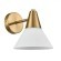 8113/1W MODERNI LN25 латунь/белый, металл/стекло Бра E27 1*60W 220V CORNE 8113/1W MODERNI LN25 латунь/белый, металл/стекло Бра E27 1*60W 220V CORNE