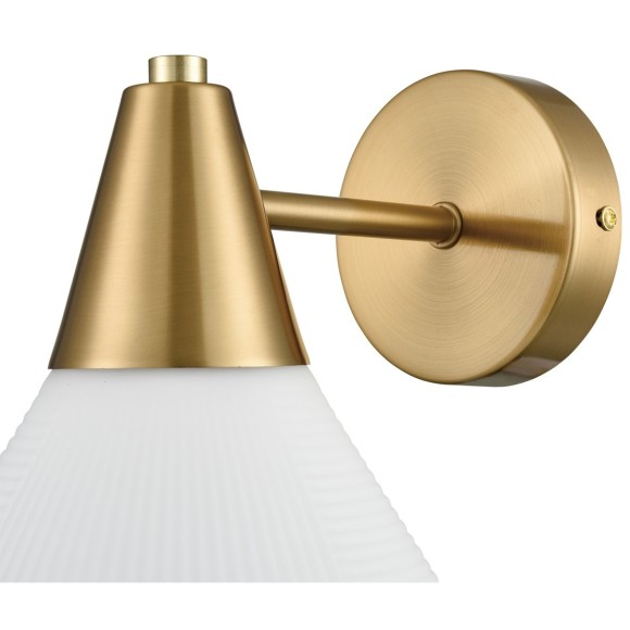 8113/1W MODERNI LN25 латунь/белый, металл/стекло Бра E27 1*60W 220V CORNE 8113/1W MODERNI LN25 латунь/белый, металл/стекло Бра E27 1*60W 220V CORNE