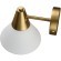 8113/1W MODERNI LN25 латунь/белый, металл/стекло Бра E27 1*60W 220V CORNE 8113/1W MODERNI LN25 латунь/белый, металл/стекло Бра E27 1*60W 220V CORNE