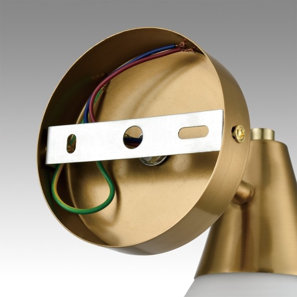 8113/1W MODERNI LN25 латунь/белый, металл/стекло Бра E27 1*60W 220V CORNE 8113/1W MODERNI LN25 латунь/белый, металл/стекло Бра E27 1*60W 220V CORNE