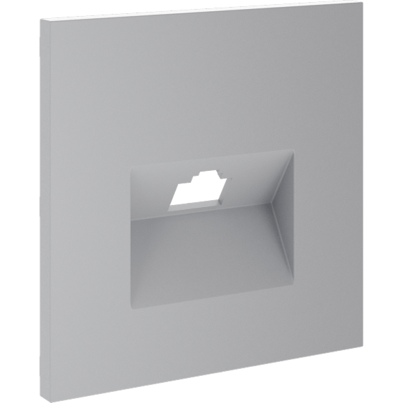 Накладка для розетки компьютерной RJ45 кат.6, S70 (серый)