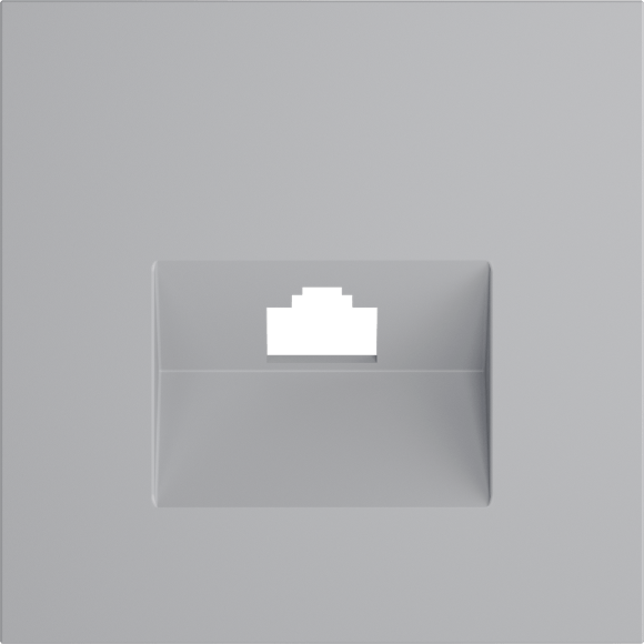 Накладка для розетки компьютерной RJ45 кат.6, S70 (серый)